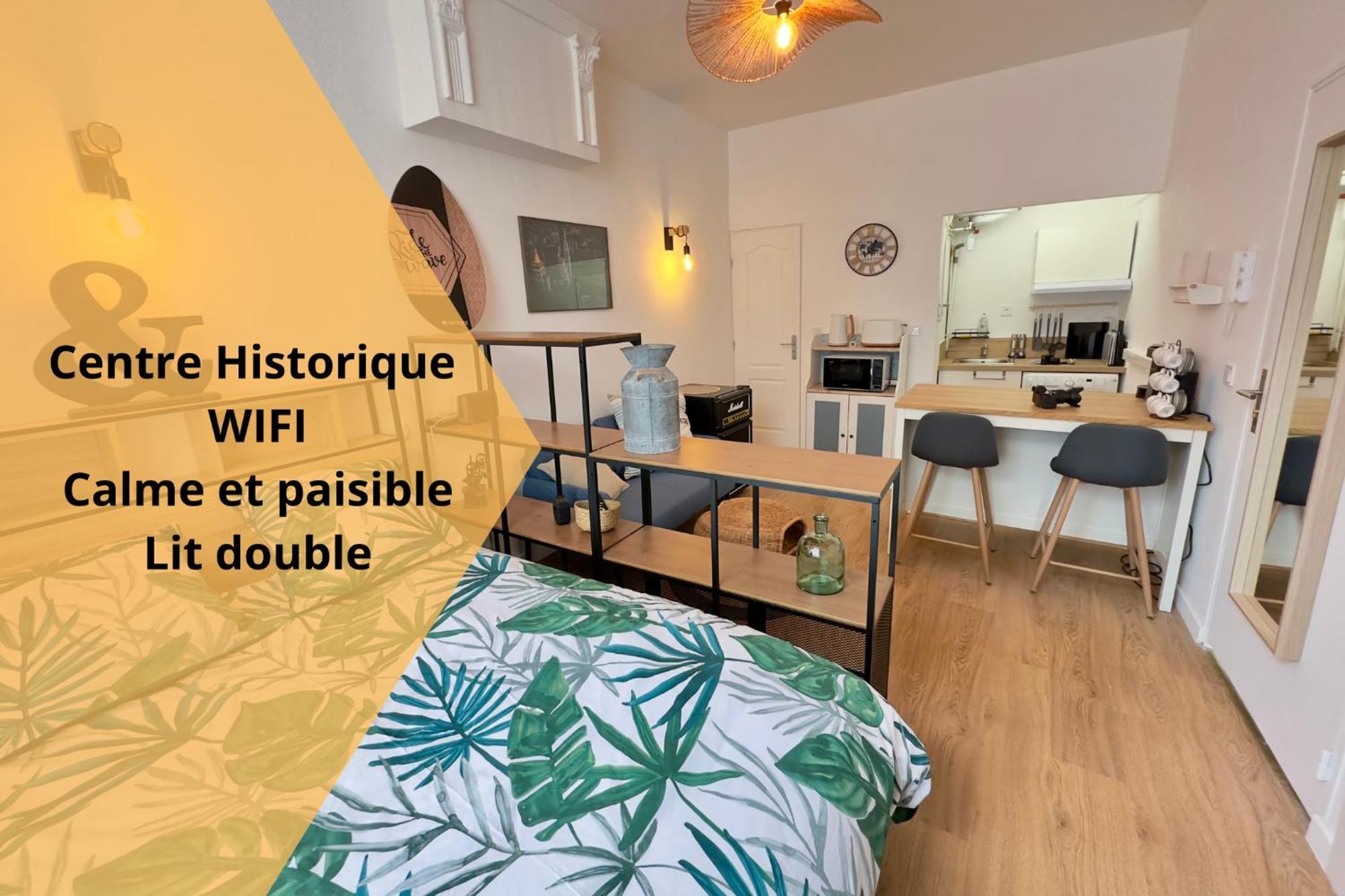 Ferienwohnung L'Albizia- Centre -Tv Wifi-Cozy Narbonne Exterior foto